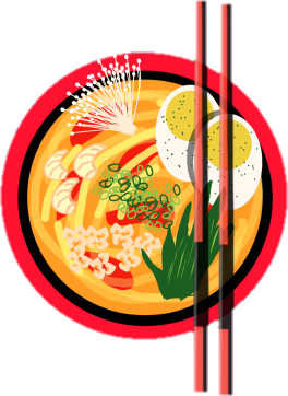 Ramen Food Illustration